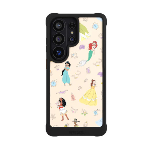 Samsung Galaxy S26 Ultra NIVOmax Princess Pattern Beige Disney Princess