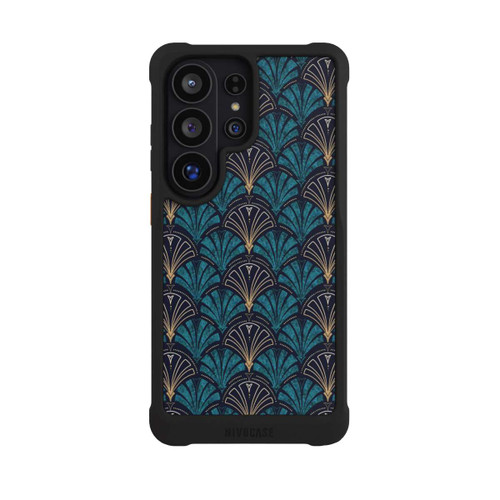 Samsung Galaxy S26 Ultra NIVOmax Art Deco Teal Gold Seamless