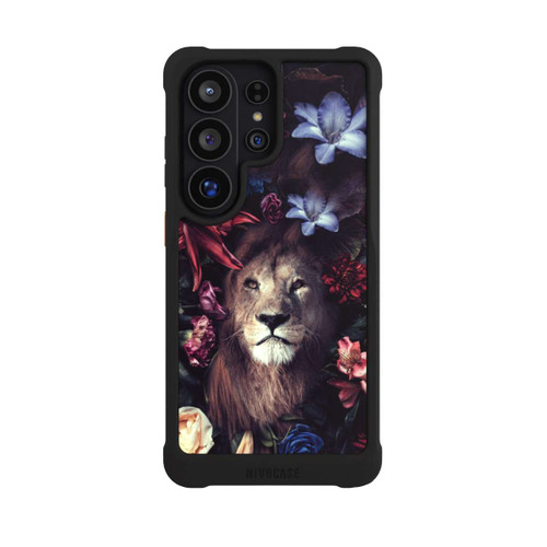 Samsung Galaxy S26 Ultra NIVOmax Löwe Blumenrahmen