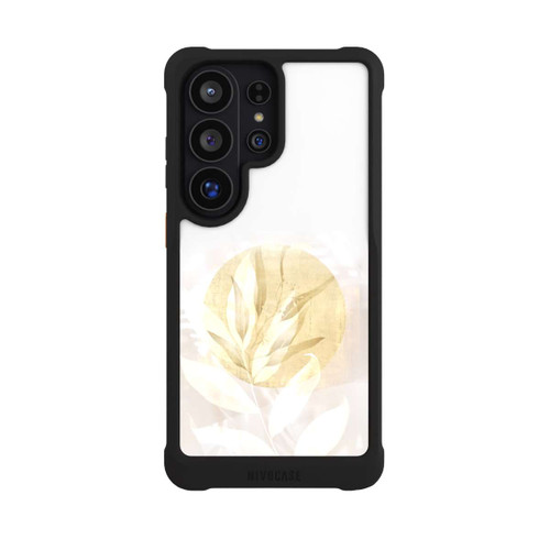 Samsung Galaxy S26 Ultra NIVOmax Boho Gold Blumen Kunst