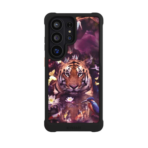 Samsung Galaxy S26 Ultra NIVOmax Tiger Blumenrahmen