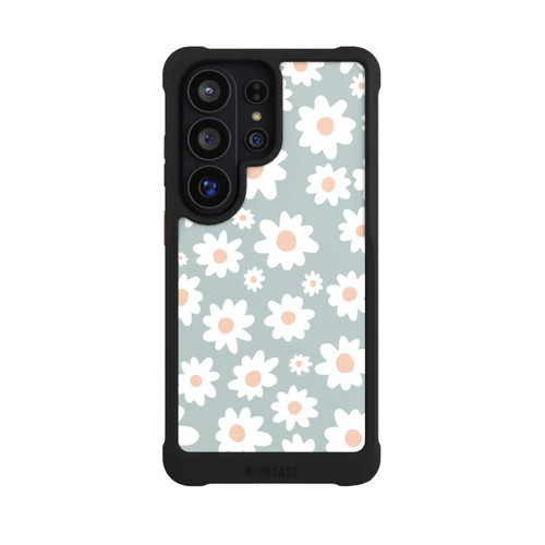 Samsung Galaxy S26 Ultra NIVOmax Gänseblümchen Muster grün