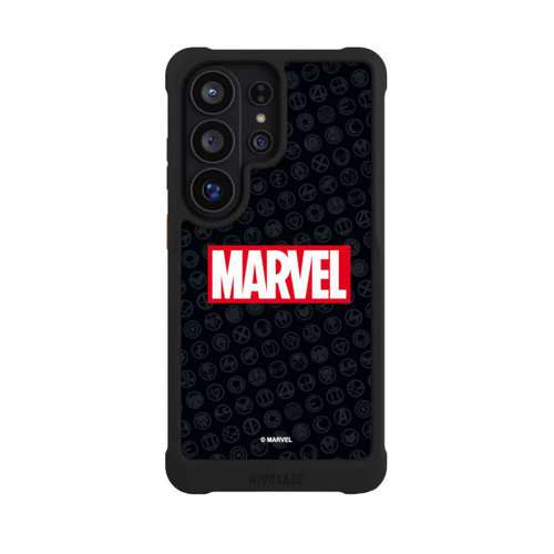Samsung Galaxy S26 Ultra NIVOmax Marvel Logo Black Red 