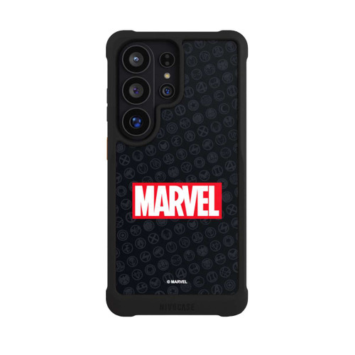 Samsung Galaxy S26 Ultra NIVOmax Marvel Logo Black Red