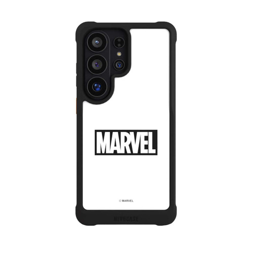 Samsung Galaxy S26 Ultra NIVOmax Marvel Logo White