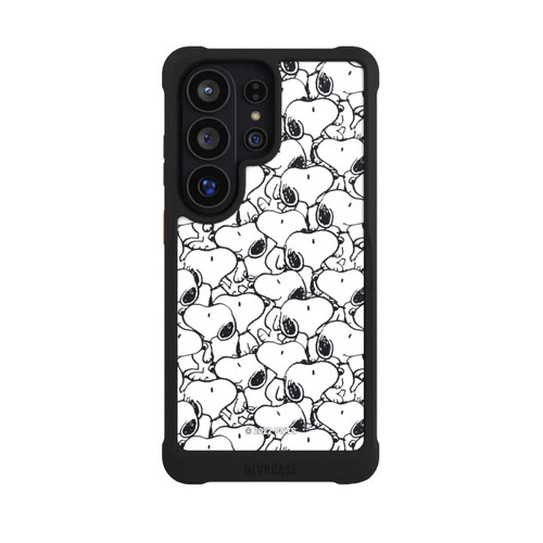 Samsung Galaxy S26 Ultra NIVOmax Snoopy Muster Schwarz und Weiß