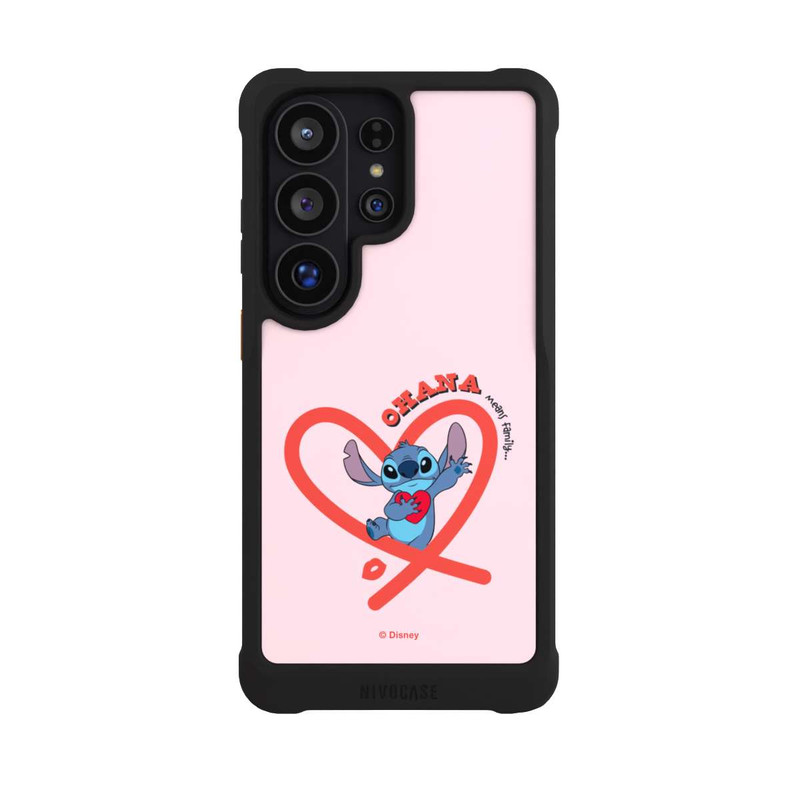 Galaxy S26 Ultra NIVOmax Stitch Ohana Rosa Herz