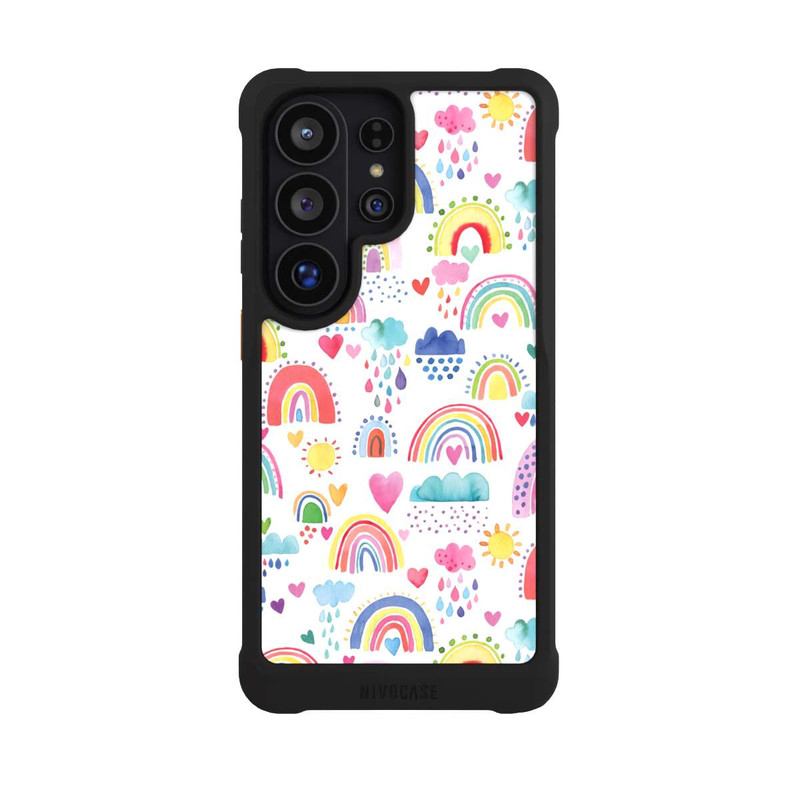 Galaxy S26 Ultra NIVOmax Schöne Regenbogen-Multi-Rot