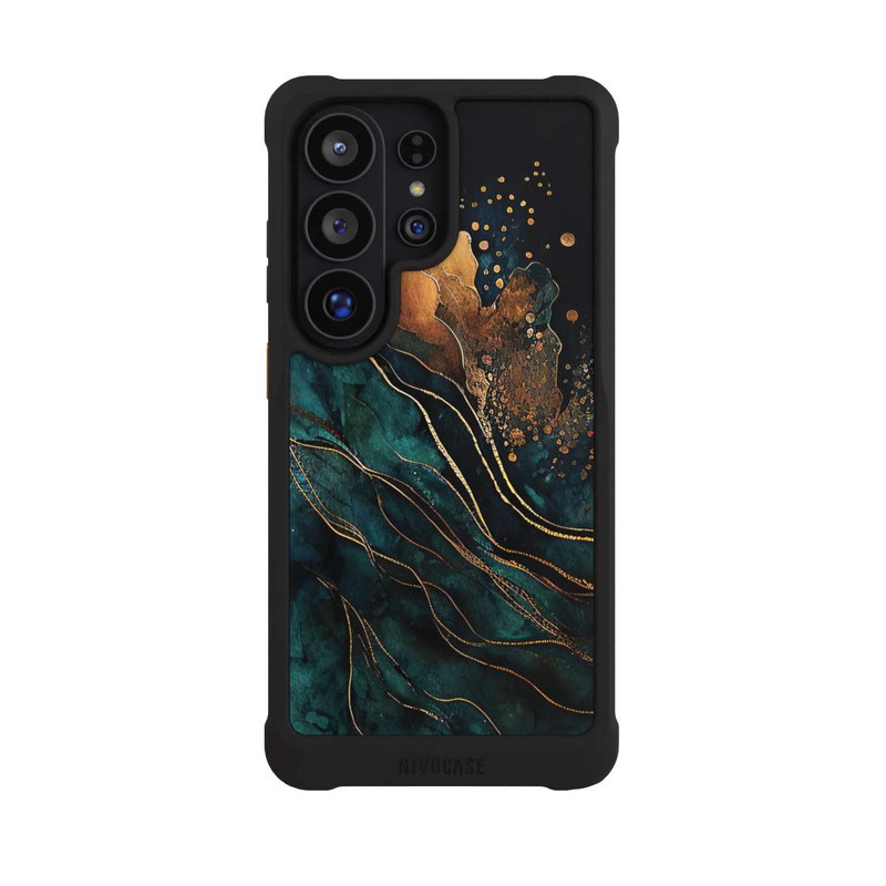 Galaxy S26 Ultra NIVOmax Gold und Grün