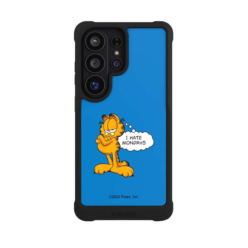 Galaxy S26 Ultra NIVOmax Garfield I Hate Mondays Blau