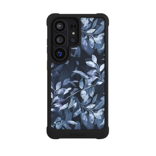 Samsung Galaxy S26 Ultra NIVOmax Aquarelle Feuilles Mystiques Marine