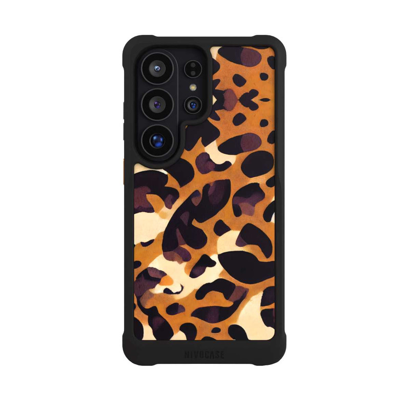 Galaxy S26 Ultra NIVOmax motif lion marron clair