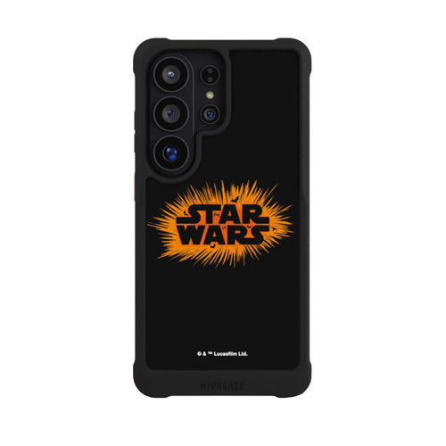 Samsung Galaxy S26 Ultra NIVOmax Star Wars Logo Orange Halloween Explosion