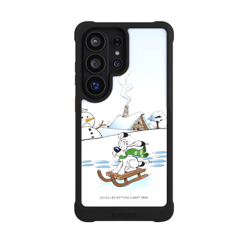 Samsung Galaxy S26 Ultra NIVOmax Idéfix fait du traîneau