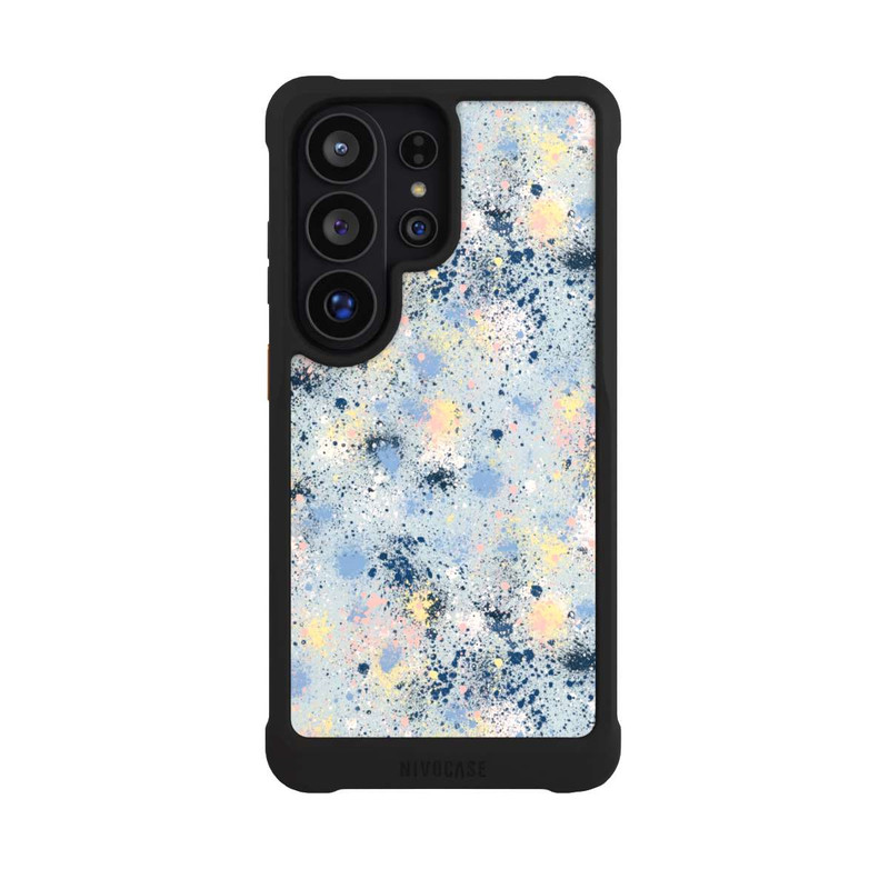 Galaxy S26 Ultra NIVOmax Ink Dripping Dust Texture Blue