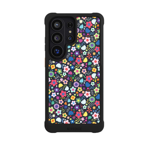 Samsung Galaxy S26 Ultra NIVOmax Psychedelic Flowers Multi Black