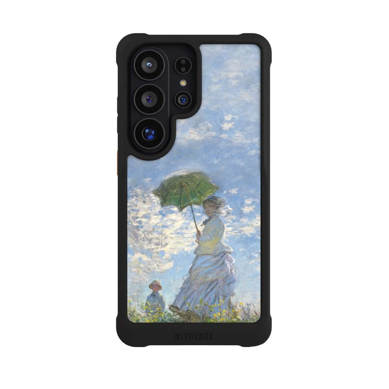 Galaxy S26 Ultra NIVOmax Frau mit Sonnenschirm - Monet