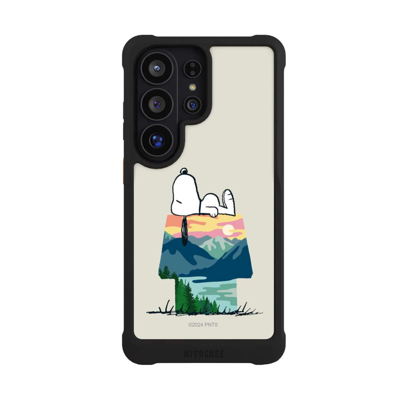 Galaxy S26 Ultra NIVOmax Snoopy Camping Hütte