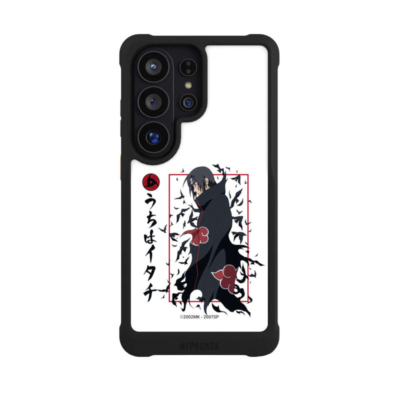 Galaxy S26 Ultra NIVOmax Les corbeaux Itachi blanche