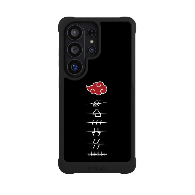 Galaxy S26 Ultra NIVOmax Akatsuki Mitgliedssymbole Schwarz