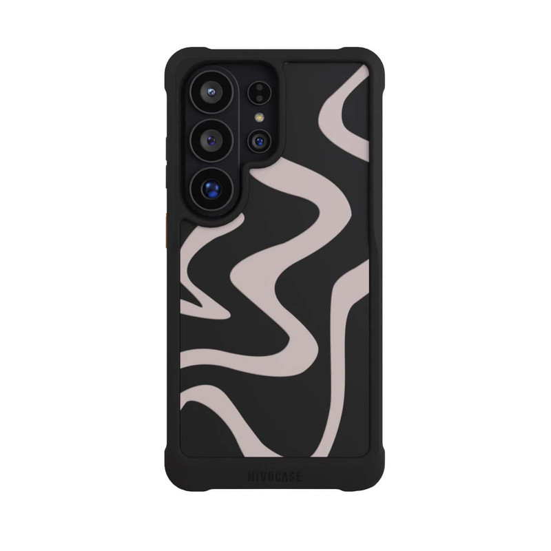 Galaxy S26 Ultra NIVOmax Linien Wellig Transparent