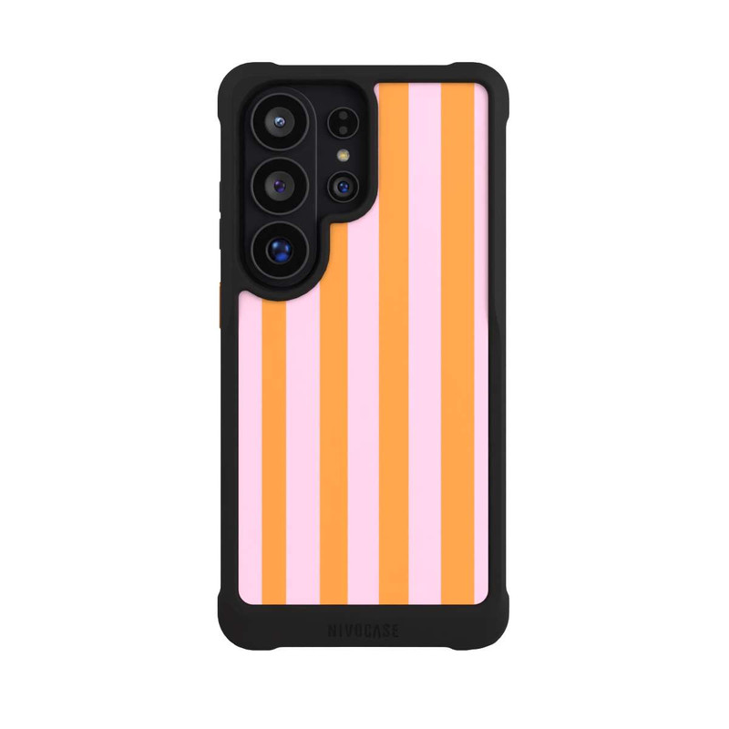 Galaxy S26 Ultra NIVOmax Orange And Pink Stripes