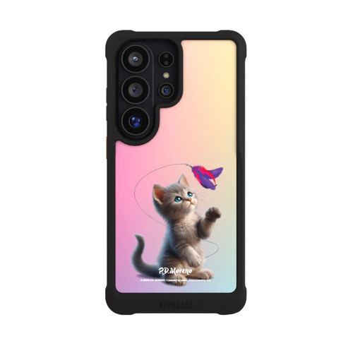 Samsung Galaxy S26 Ultra NIVOmax Playing Cat with Feather