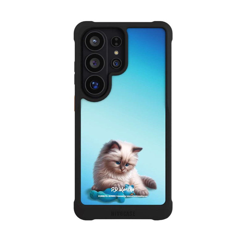 Galaxy S26 Ultra NIVOmax Cuddling Cat