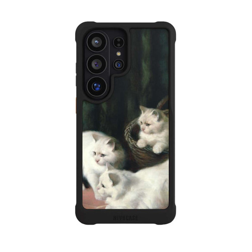 Samsung Galaxy S26 Ultra NIVOmax Three White Angora Kittens