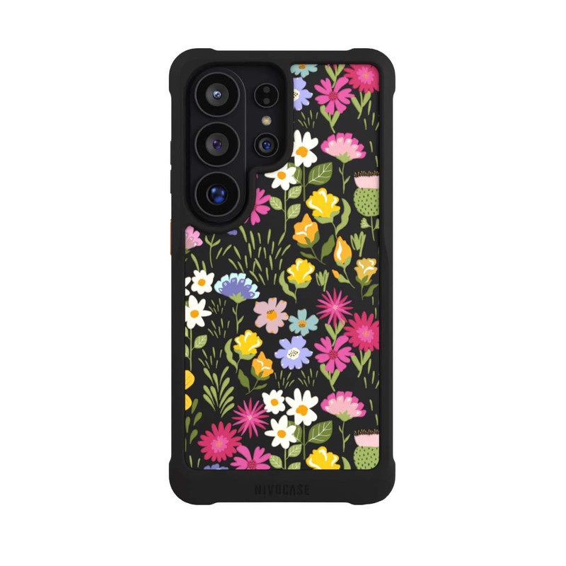 Galaxy S26 Ultra NIVOmax Bunte Sommerblumen Transparent