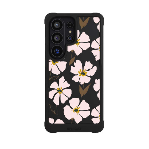 Samsung Galaxy S26 Ultra NIVOmax Simple Pastell Flowers Rose Transparent