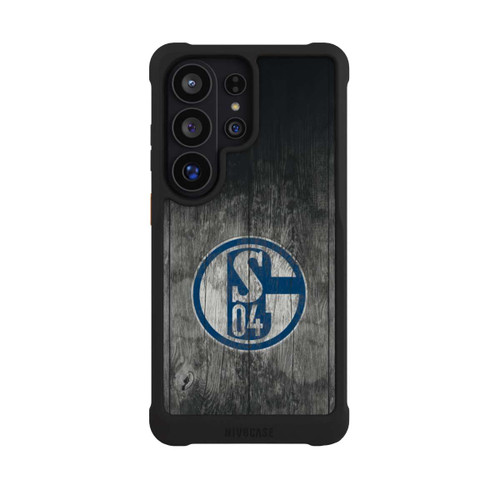 Samsung Galaxy S26 Ultra NIVOmax Schalke 04 Holz Look