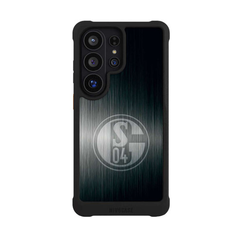 Samsung Galaxy S26 Ultra NIVOmax Schalke 04 Metall Look