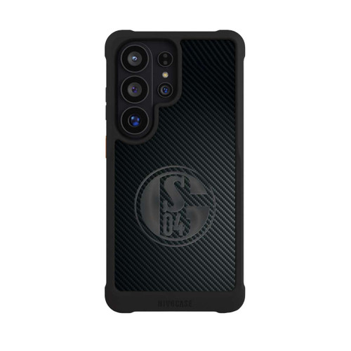 Samsung Galaxy S26 Ultra NIVOmax Schalke 04 Carbon Look