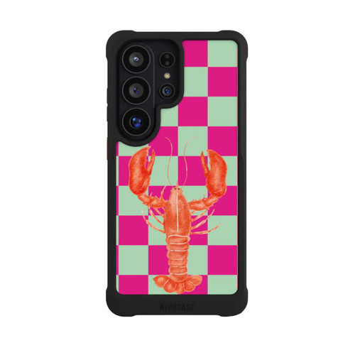 Samsung Galaxy S26 Ultra NIVOmax Pink Checkers Lobster