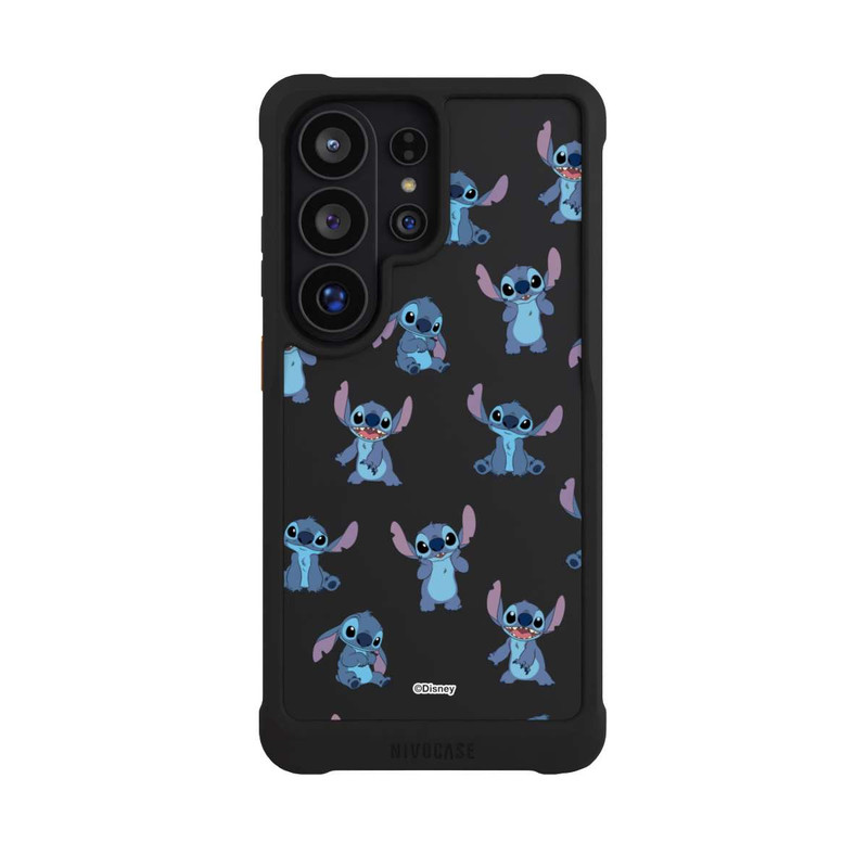 Galaxy S26 Ultra NIVOmax Stitch Faces Pattern Transparent
