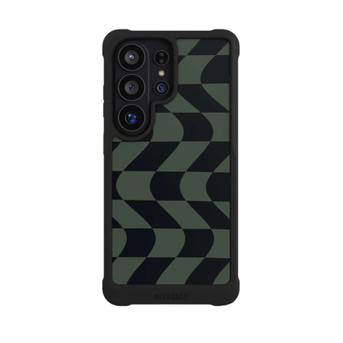 Samsung Galaxy S26 Ultra NIVOmax Karomuster Grün Schwarz