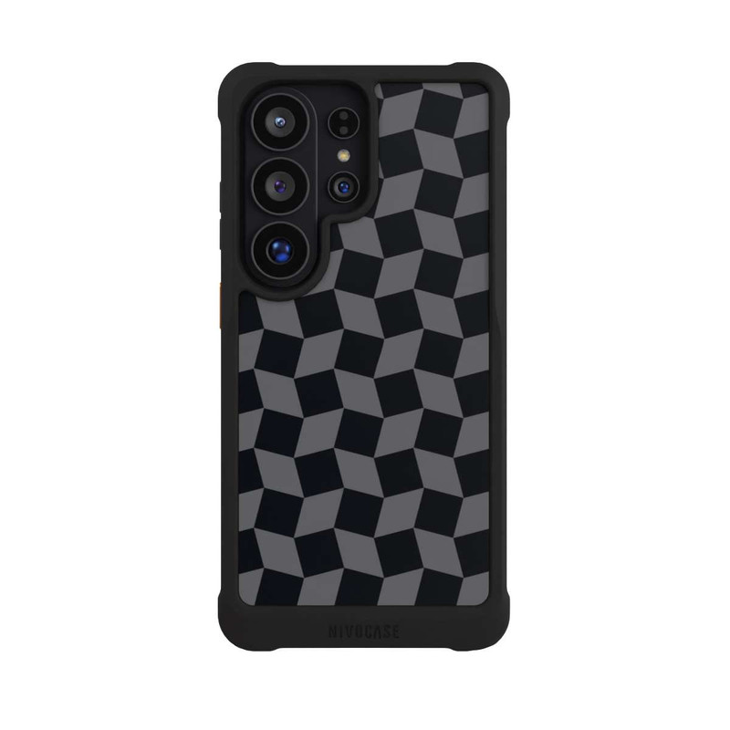 Galaxy S26 Ultra NIVOmax 3D Würfel-Muster Effektt