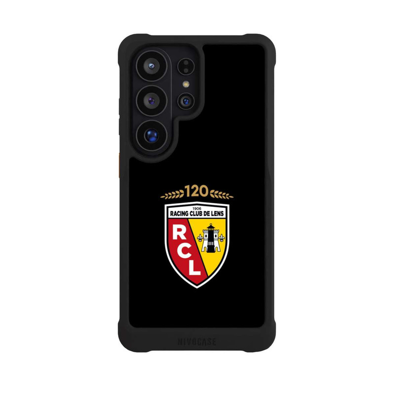 Galaxy S26 Ultra NIVOmax RC Lens 120 Jahre Jubiläums Logo schwarz