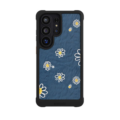 Samsung Galaxy S26 Ultra NIVOmax Jeans Flowers Pattern with AI