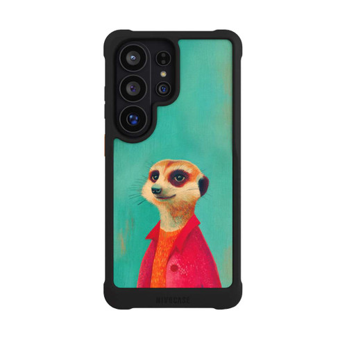 Samsung Galaxy S26 Ultra NIVOmax Meerkat Green Illustration