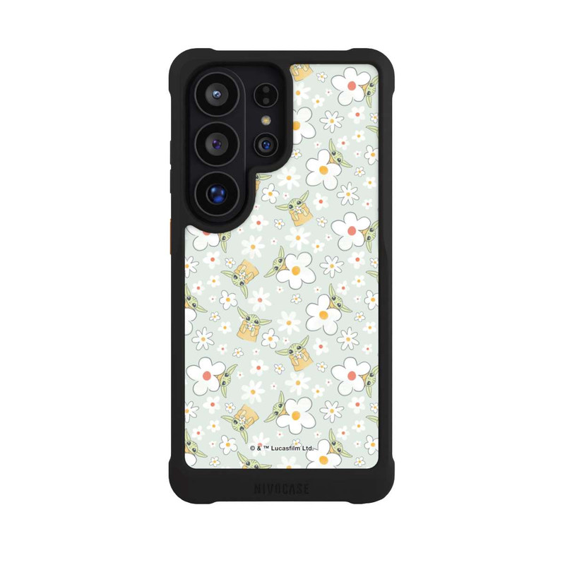 Galaxy S26 Ultra NIVOmax Baby Yoda Flower Pattern