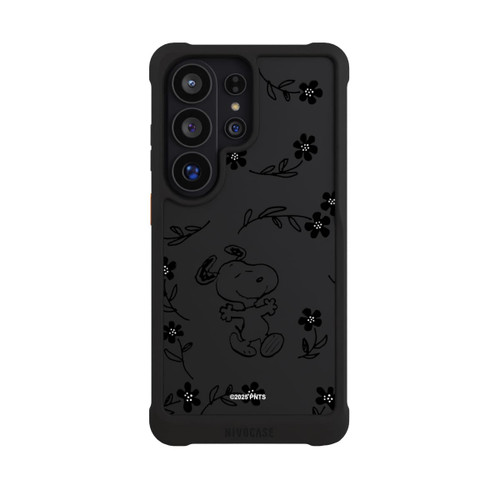 Samsung Galaxy S26 Ultra NIVOmax Snoopy und Flowers Transparent