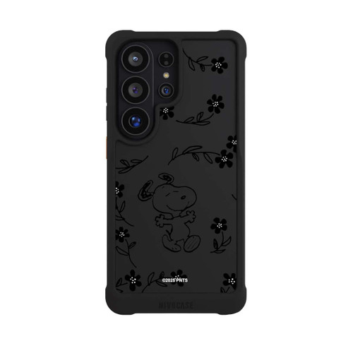 Samsung Galaxy S26 Ultra NIVOmax Snoopy und Flowers Transparent