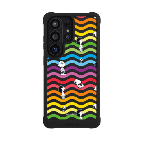 Samsung Galaxy S26 Ultra NIVOmax Snoopy Pattern Rainbow Transparent