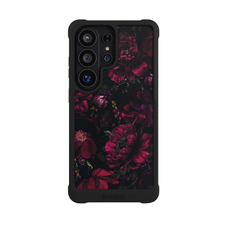 Galaxy S26 Ultra NIVOmax Dunkle Rote Blumen Liebe