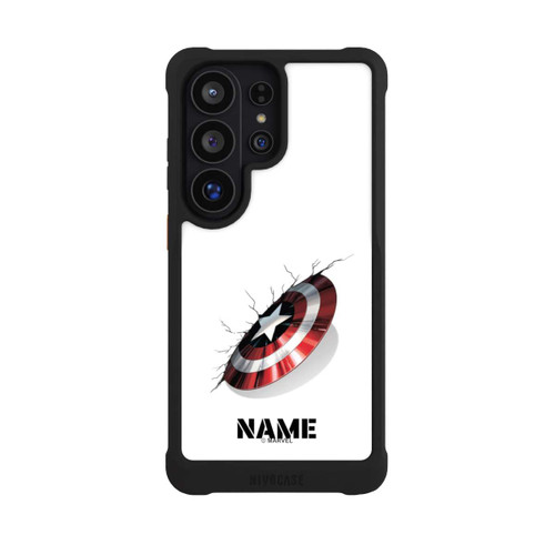 Samsung Galaxy S26 Ultra NIVOmax Captain America Shield Personalisierbar