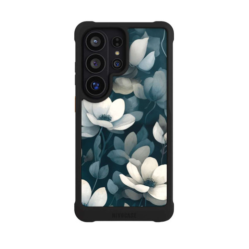 Samsung Galaxy S26 Ultra NIVOmax Negative Flower Petrol White with AI