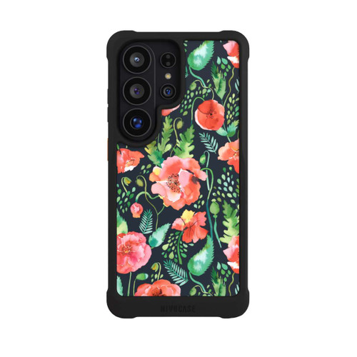 Samsung Galaxy S26 Ultra NIVOmax Mohnblumen Dunkle Wildnis