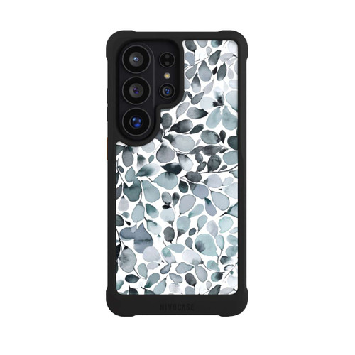 Samsung Galaxy S26 Ultra NIVOmax Eukalyptus Aquarell Blätter Grau
